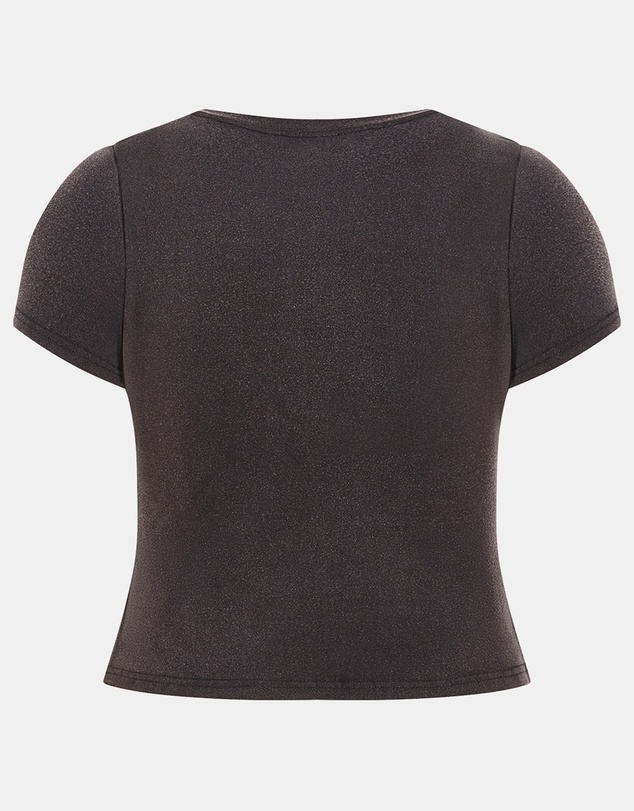 City Chic - Micro Pink Print Wash Tee