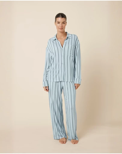 Gingerlilly - Harlow Bamboo Striped PJ Set