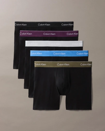 Calvin Klein - 5-Pack Icon Cotton Stretch Boxer Briefs