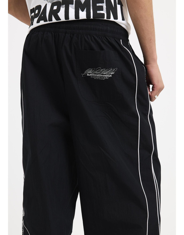 Black Noise White Rain - Charm Track Pants