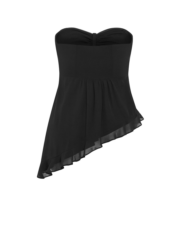 City Chic - Skai Asymmetrical Top