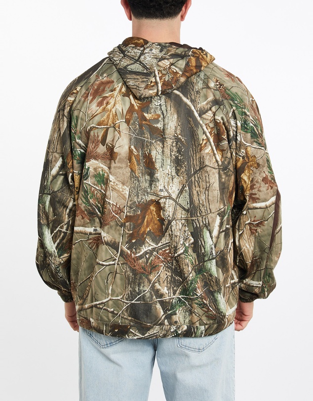 Vintage by The Real Deal - Pre Loved - Vintage Russell Athletic Realtree Camo Hooded Sweatshirt