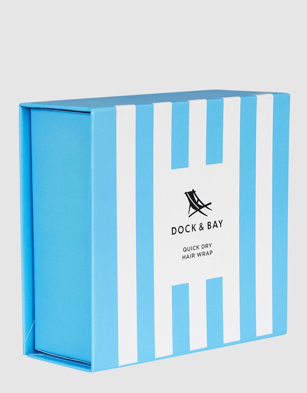 Dock & Bay - Hair Wrap Cabana Collection Tulum Blue