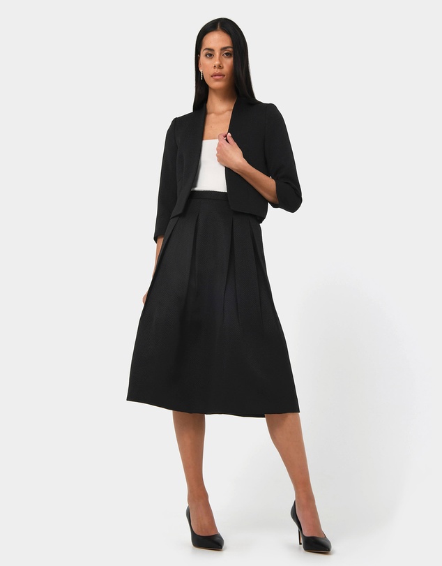 Forcast - Harriet Jacquard Crop Jacket