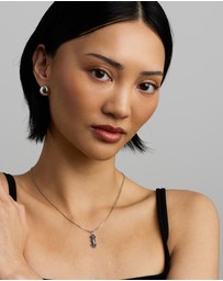 Michael Hill - Navy Racing Car Pendant in Sterling Silver