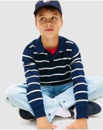 Tommy Hilfiger - Boys Essential Polo Collar Jumper - Teens