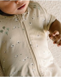 Kynd Baby - Day Or Night Onesie Short Sleeve in Sheep