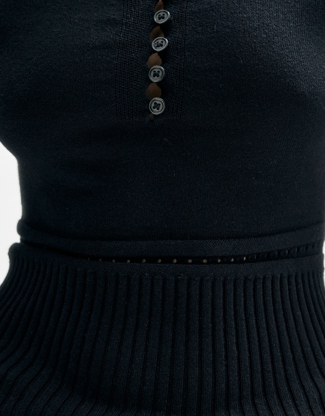 Minima Esenciales - Alouette Pointelle Knit Top