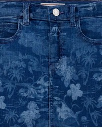 GUESS - Stretch Denim Laser Skirt
