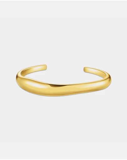 THOMAS SABO - Bangle in organic shape gold