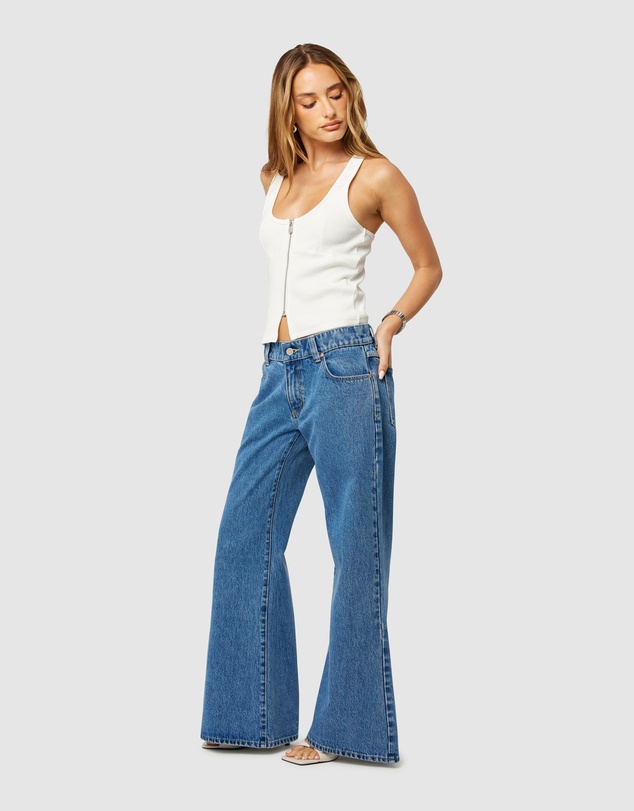 Abrand - 99 Low Baggy Flare Petite