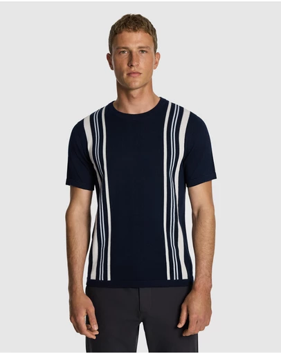 yd. - Strider Stripe Knitted Tee