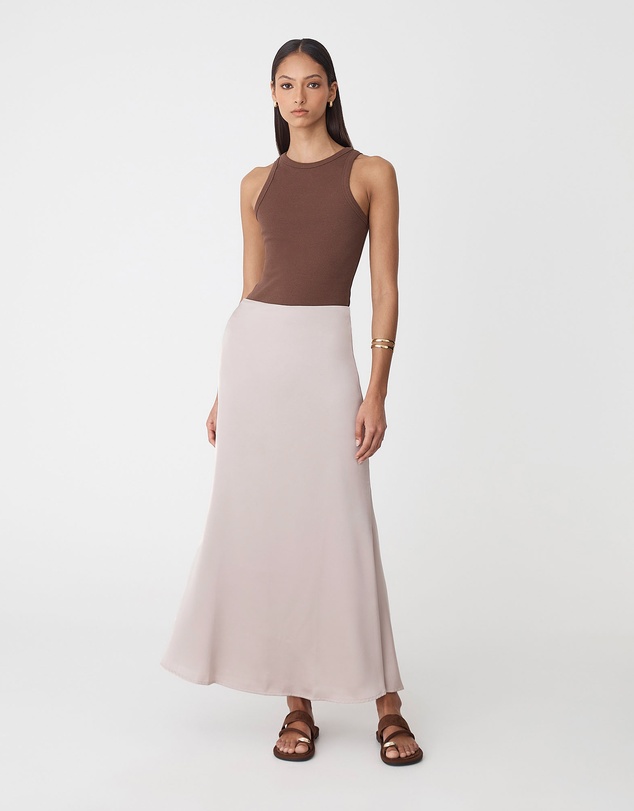 Forcast - Leigh Satin Maxi Skirt