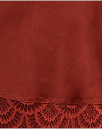 Sans Complexe - Charming Silky Satin Pyjama Shorts with Lace