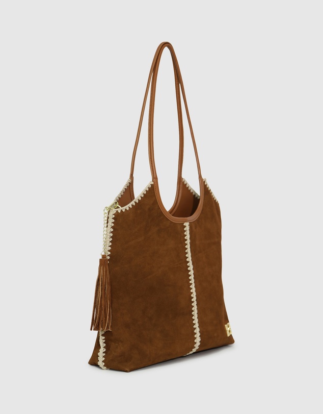 Belle & Bloom - Back To Friends Suede Shopper