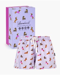 Bamboozld - Women's Bamboo Jersey Dash Dreaming Short & Mask Gift Set