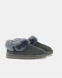 AusWooli Ugg Boots - Coogee Sheepskin Wool Ankle Slippers