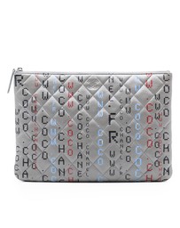 Pre-Loved by Azura Reborn - Pre-Loved Medium Quilted Lambskin Data Center O Case Clutch