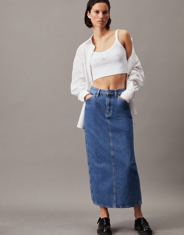Calvin Klein Jeans - Ribbed Monogram Logo Bralette