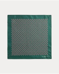 Polo Ralph Lauren - Neat Silk Twill Pocket Square Scarf