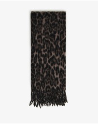Forcast - Leo Leopard Print Scarf