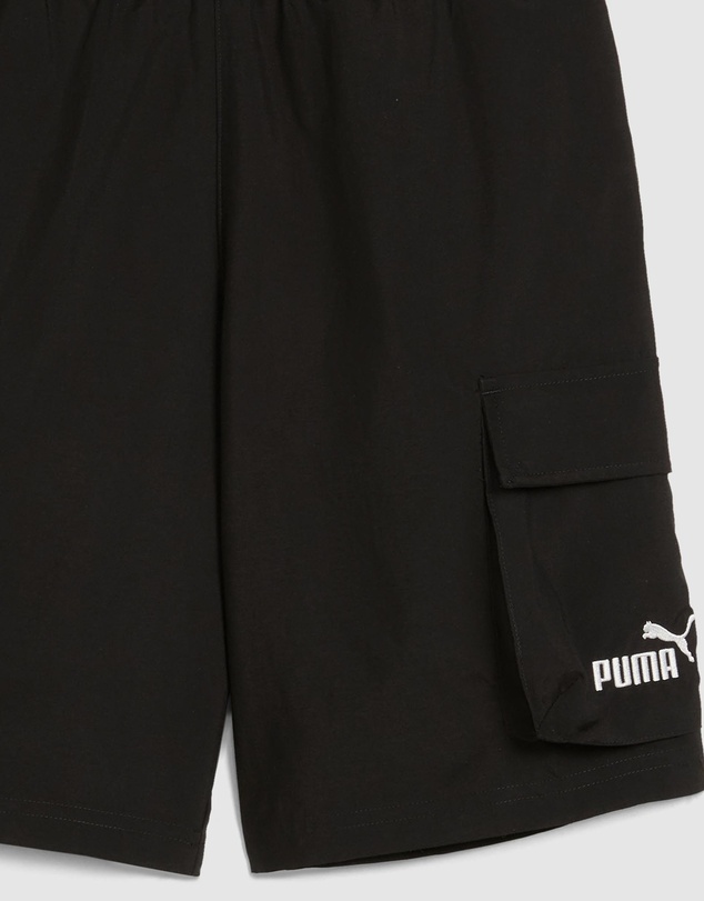 Puma - ESS No. 1 Logo Woven Cargo Shorts - Teens