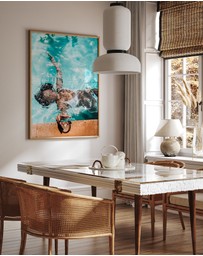 Olive et Oriel - Poolside Bliss Art Print