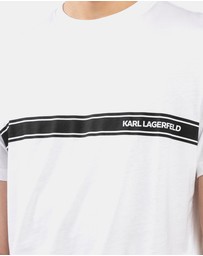 Karl Lagerfeld - Elongated Logo Graphic T-Shirt