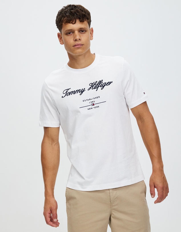 Tommy Hilfiger - Script Logo Tee