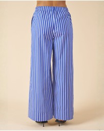 CAMIXA - Palazzo Wide Leg Striped Pants