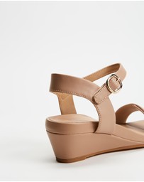Mia Vita - Nelly Wedge Sandal - Pink