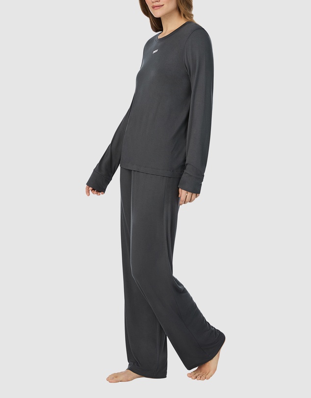 DKNY - Viscose Jersey Long Sleeve Long Pyjama Set