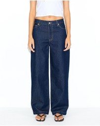 Dazie - Rio Mid Rise Straight Jeans