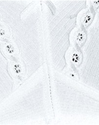 Naturana - Wirefree Ribbed Pure Cotton Bra