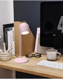 Kreafunk - Kreafunk Ellie Lamp W/ Qi Charger And Bluetooth Speaker - Dusty Rose