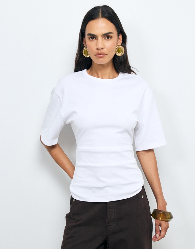 AERE - Mara Gathered Waist Top