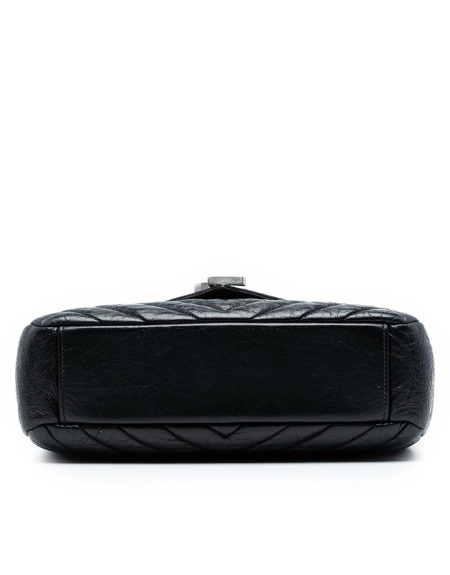 Pre-Loved by Azura Reborn - Pre-Loved Medium Crinkled Calfskin Punk Chain Bag