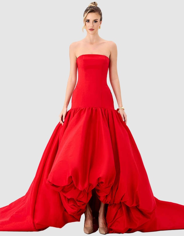 Bariano - Allegra Strapless Balloon Gown