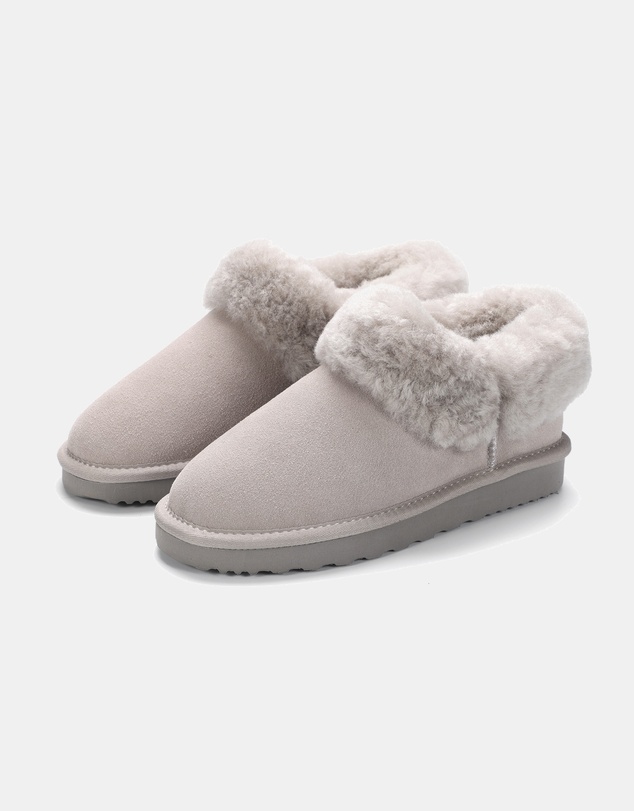 AusWooli Ugg Boots - Coogee Sheepskin Cozy Ankle Slippers