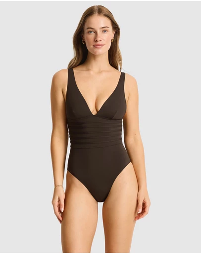 Sea Level Australia - De Luxe Plunge Longline One Piece