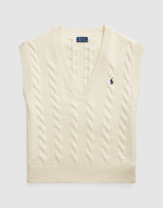 Polo Ralph Lauren - Cable-Knit Wool-Cashmere Sweater Vest