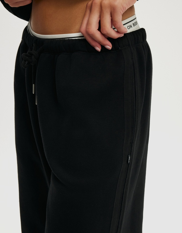 Cotton On Body Active - Active Raw Edge Wide Leg Sweatpants