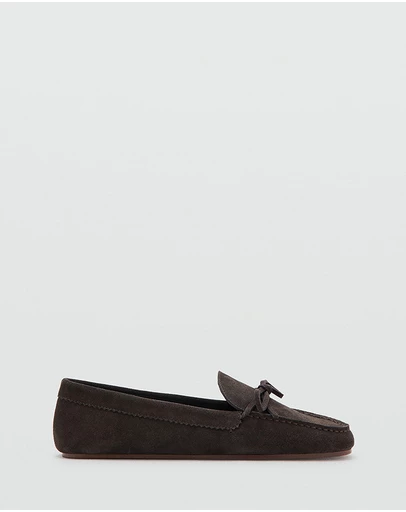 M.N.G - Suede Moccasin
