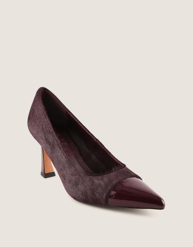 Shelly Shen - Aster High Heel Pumps Burgundy