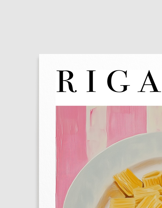 Olive et Oriel - Rigatoni by Andreas Magnusson Art Print