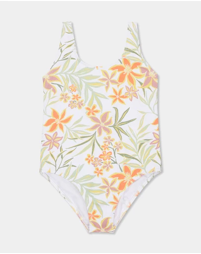 Roxy - Girls 8 to 16 Floral Horizon One Piece Swimsuit