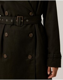 Tussah - Ada Double Breasted Belted Trench Coat