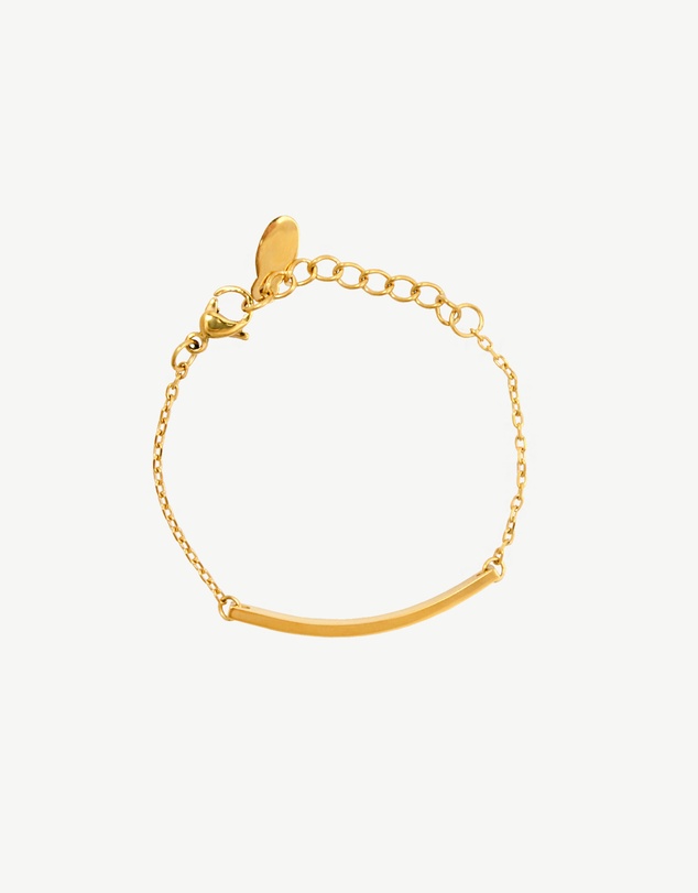 Zahar - Engravable Baby Bar Bracelet