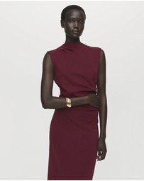 M.N.G - Ruched Fitted Dress