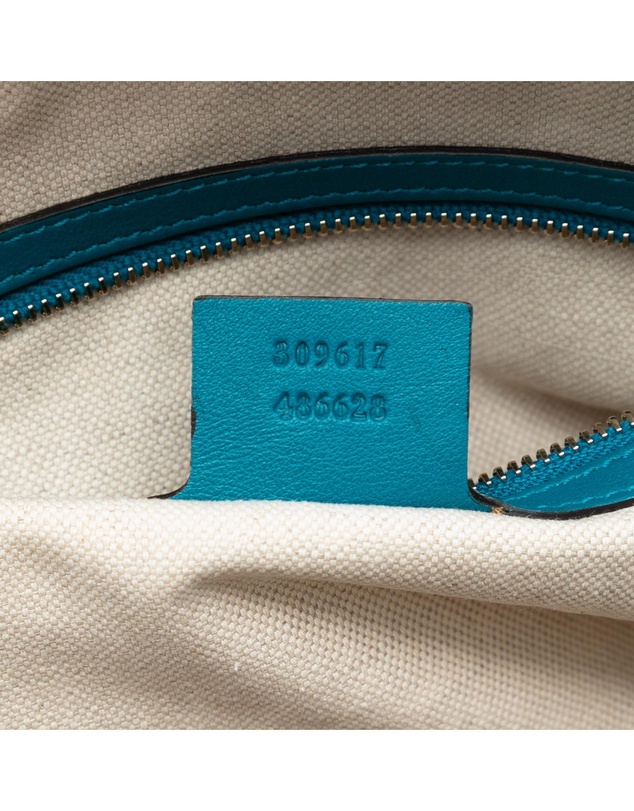 Pre-Loved by Azura Reborn - Pre-Loved Small Microguccissima Bicolor Patent Nice Dome Satchel